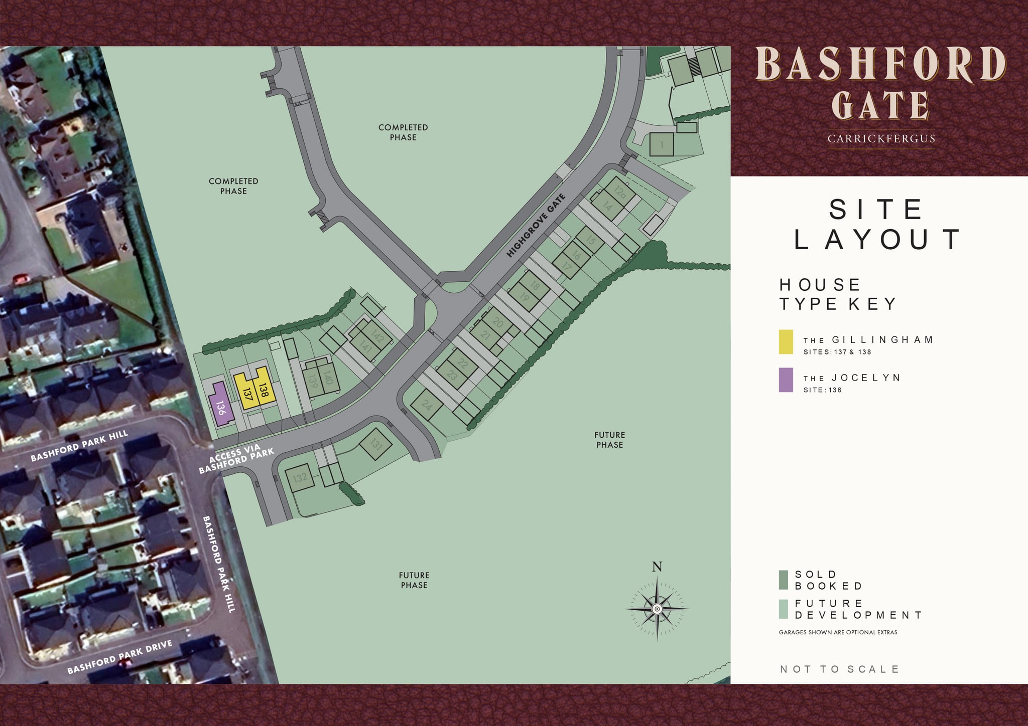 Site layout - Bashford Gate, Carrickfergus