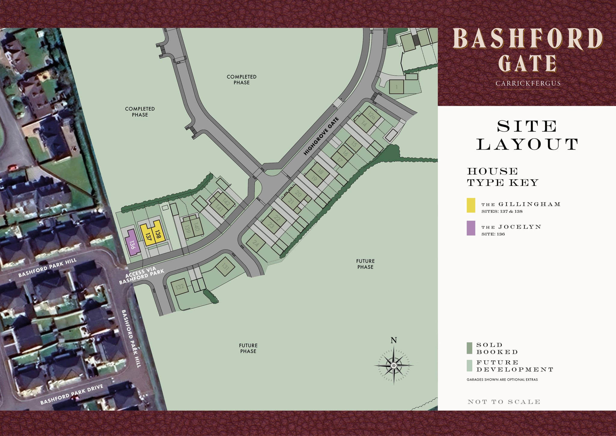 Site Layout - Bashford Gate, Carrickfergus